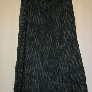 Jones New York Dark Green Silk Skirt - Size 12
